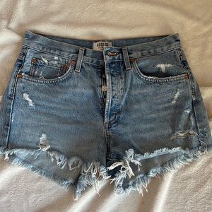 AGolde Jean shorts high waisted size 27 mint condition